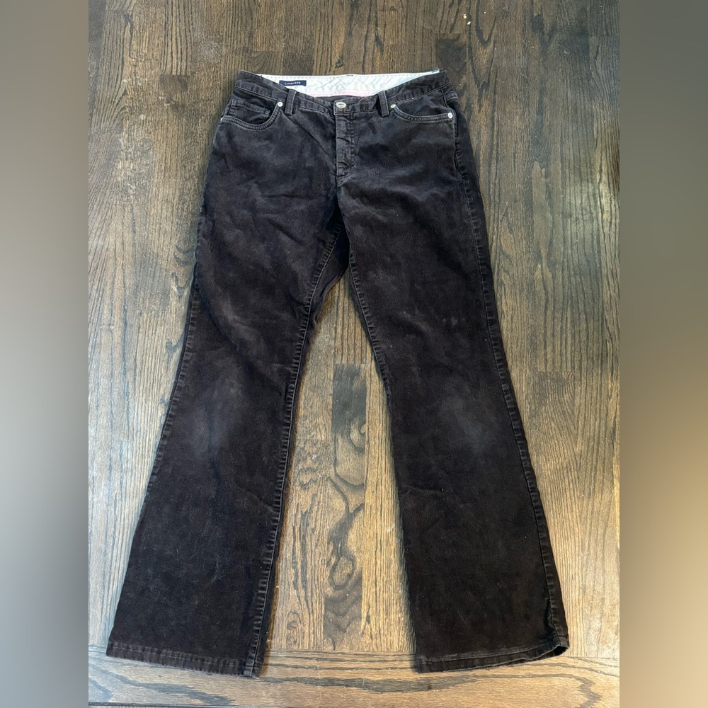 Women’s Lands’ End Corduroy Size 8 Black Pants